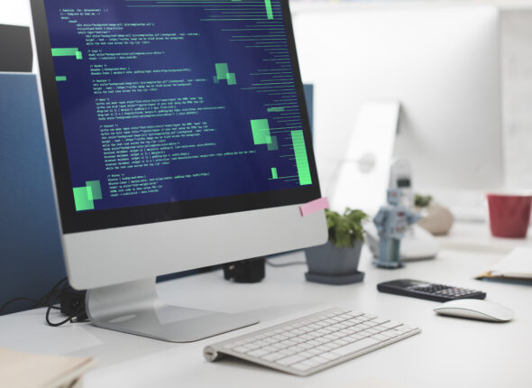 Php Programming Html Coding Cyberspace Concept