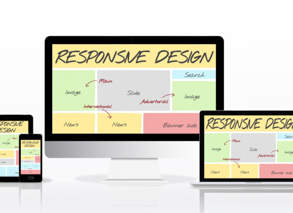 Responsive Design Layout Software Concept